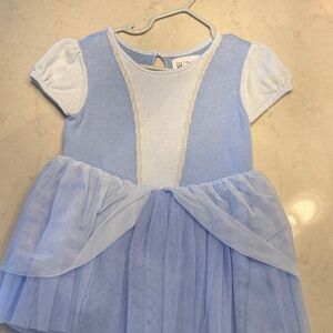 GAP Light Blue and White Kids Casual Dress